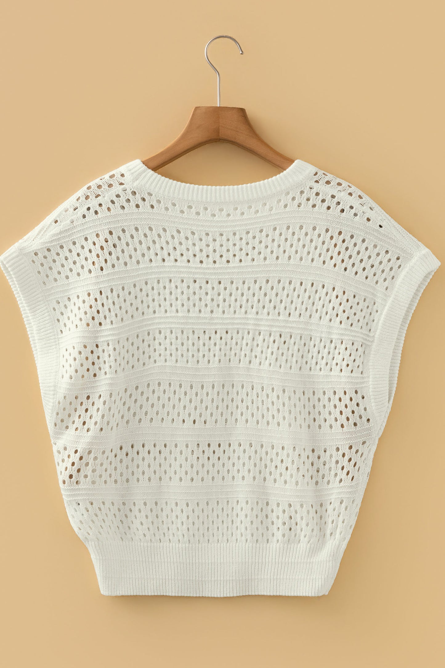 Knit Ribbed Trim Short Sleeve Dolman Sweater Plus Size