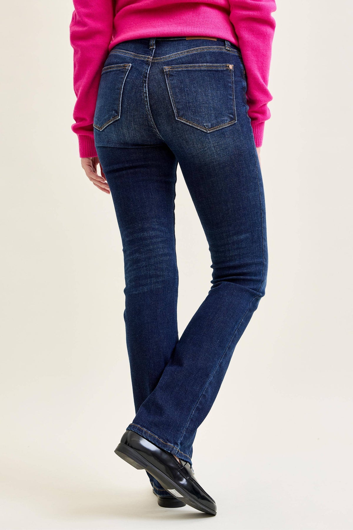 High Waisted Dark Wash Bootcut