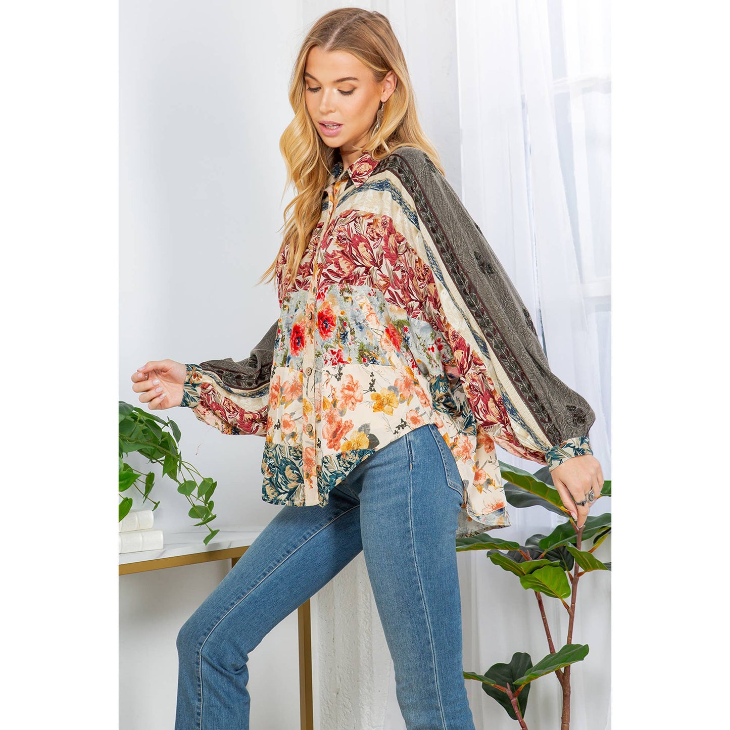 Bishop Western Printed Top