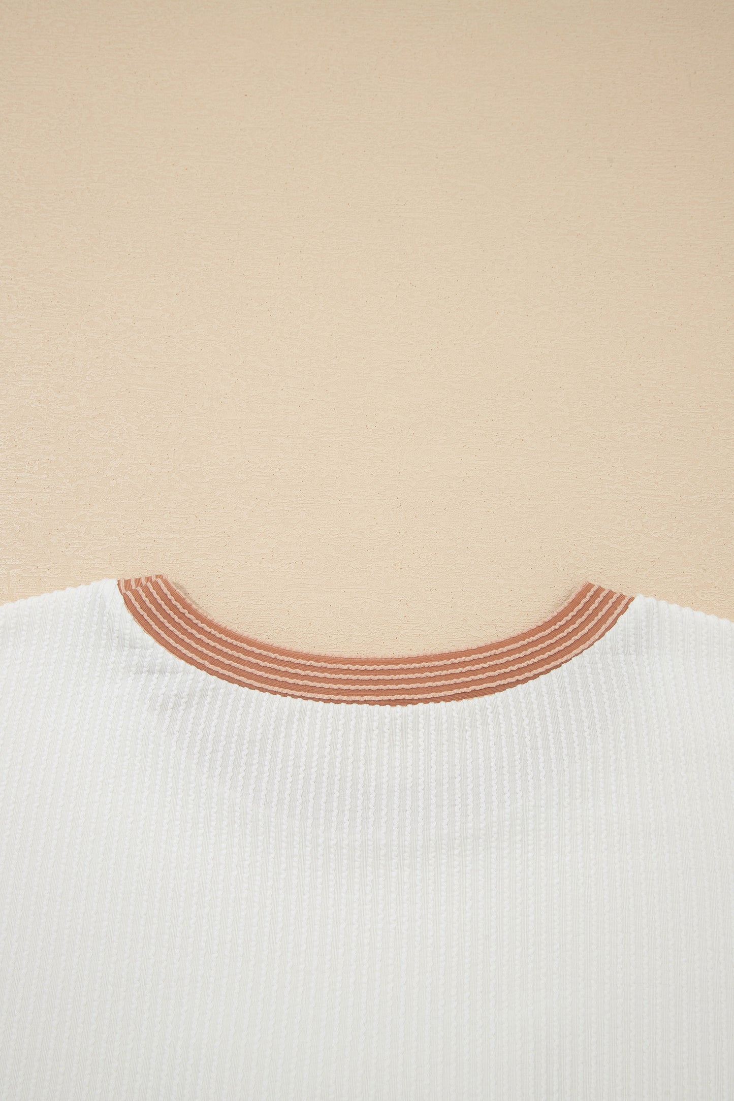 Bowknot Applique Ribbed Top Plus Size