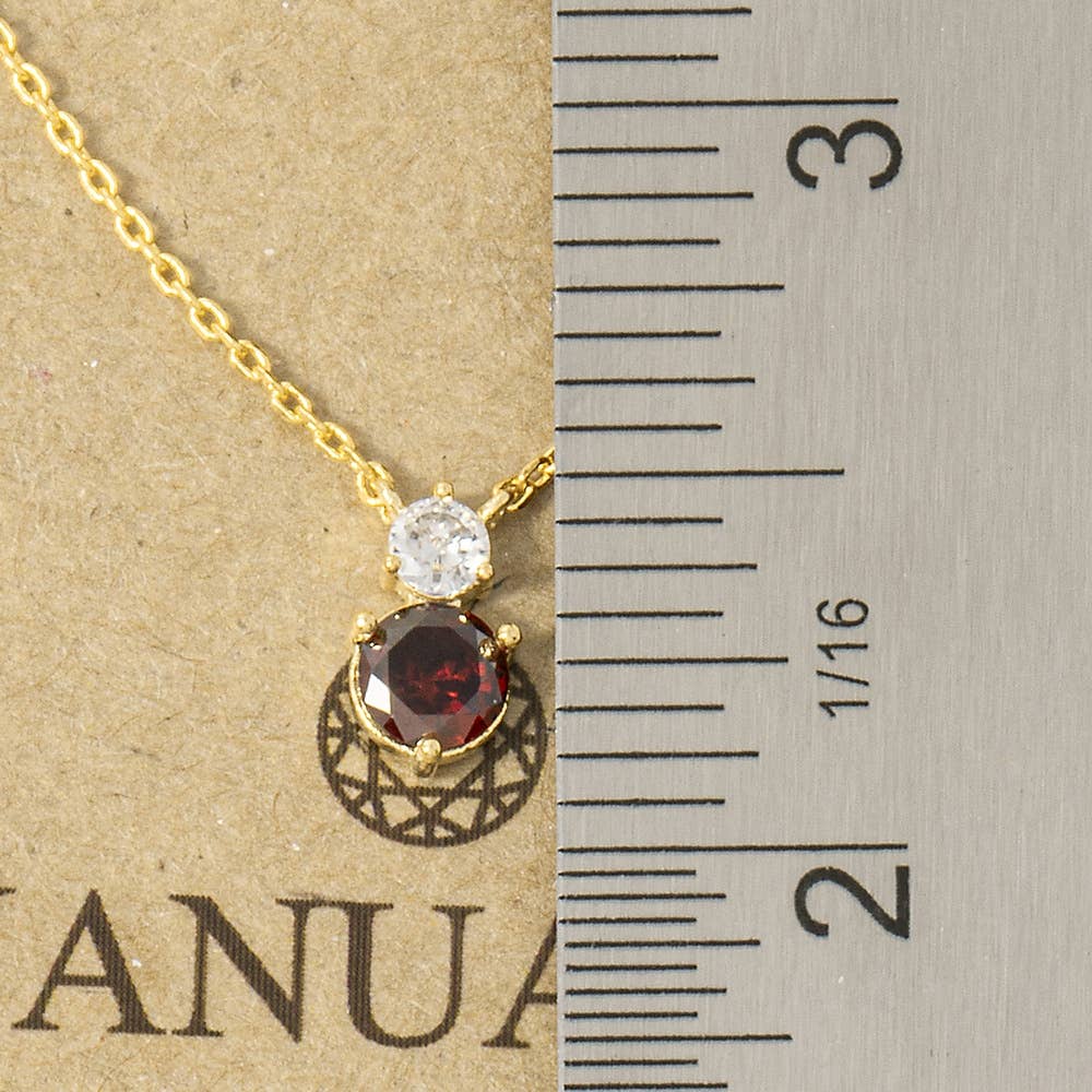 Birthstone Pendant Necklace
