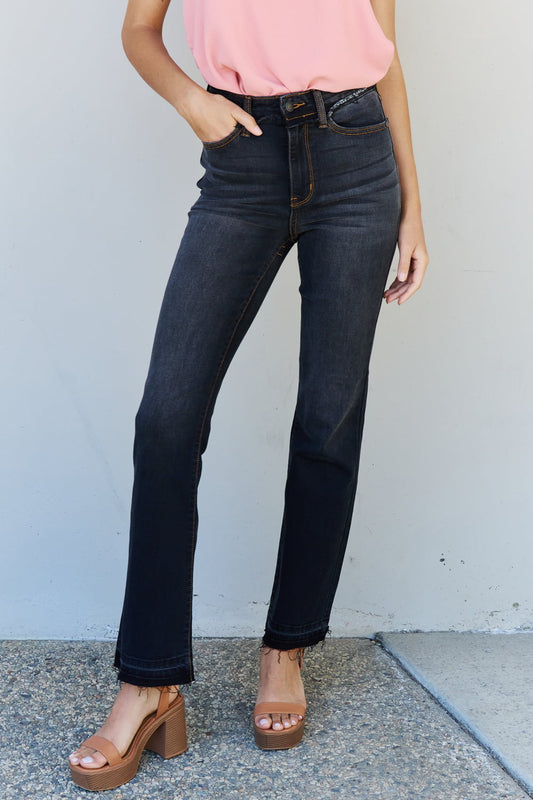 Judy Blue Amber Full Size High Waist Slim Bootcut Jeans