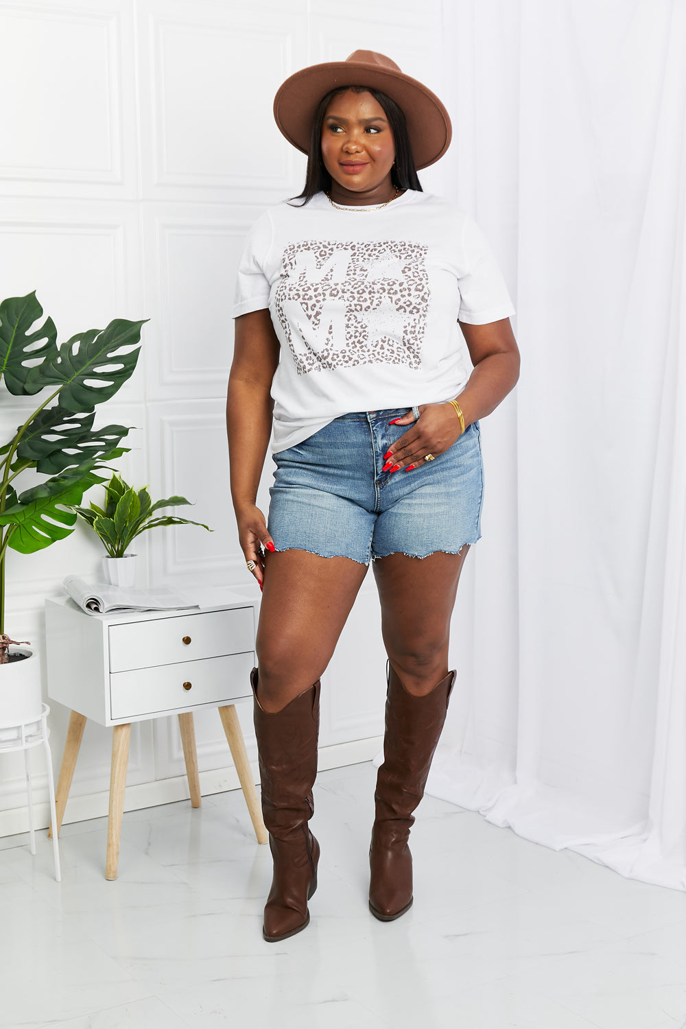 Judy Blue Full Size Raw Hem Denim Shorts