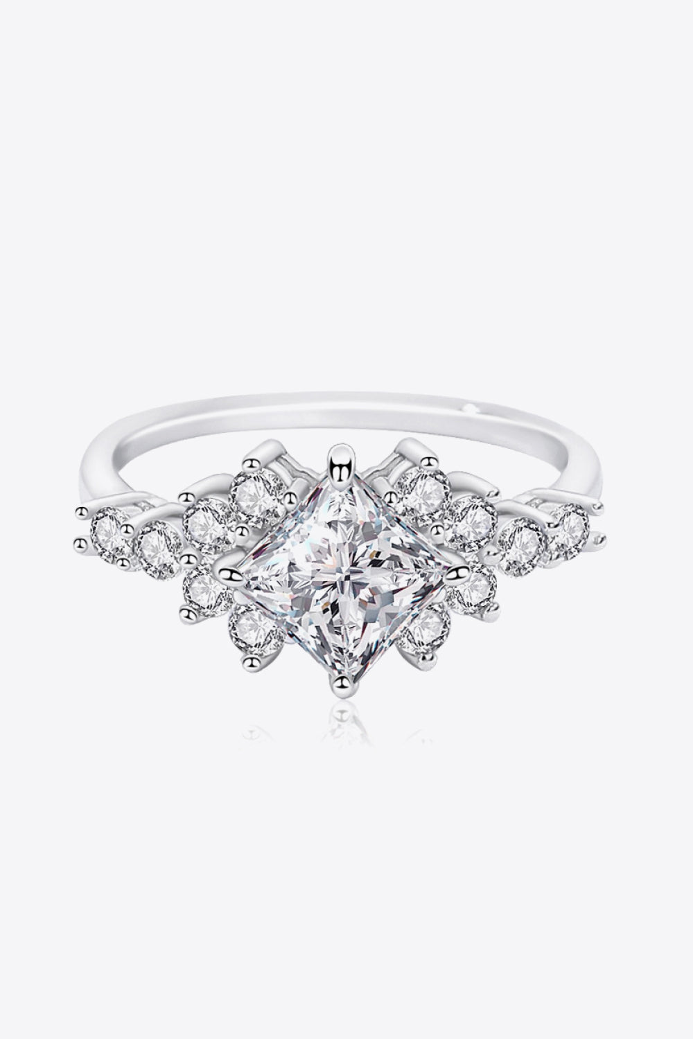 1.38 Carat Moissanite Ring