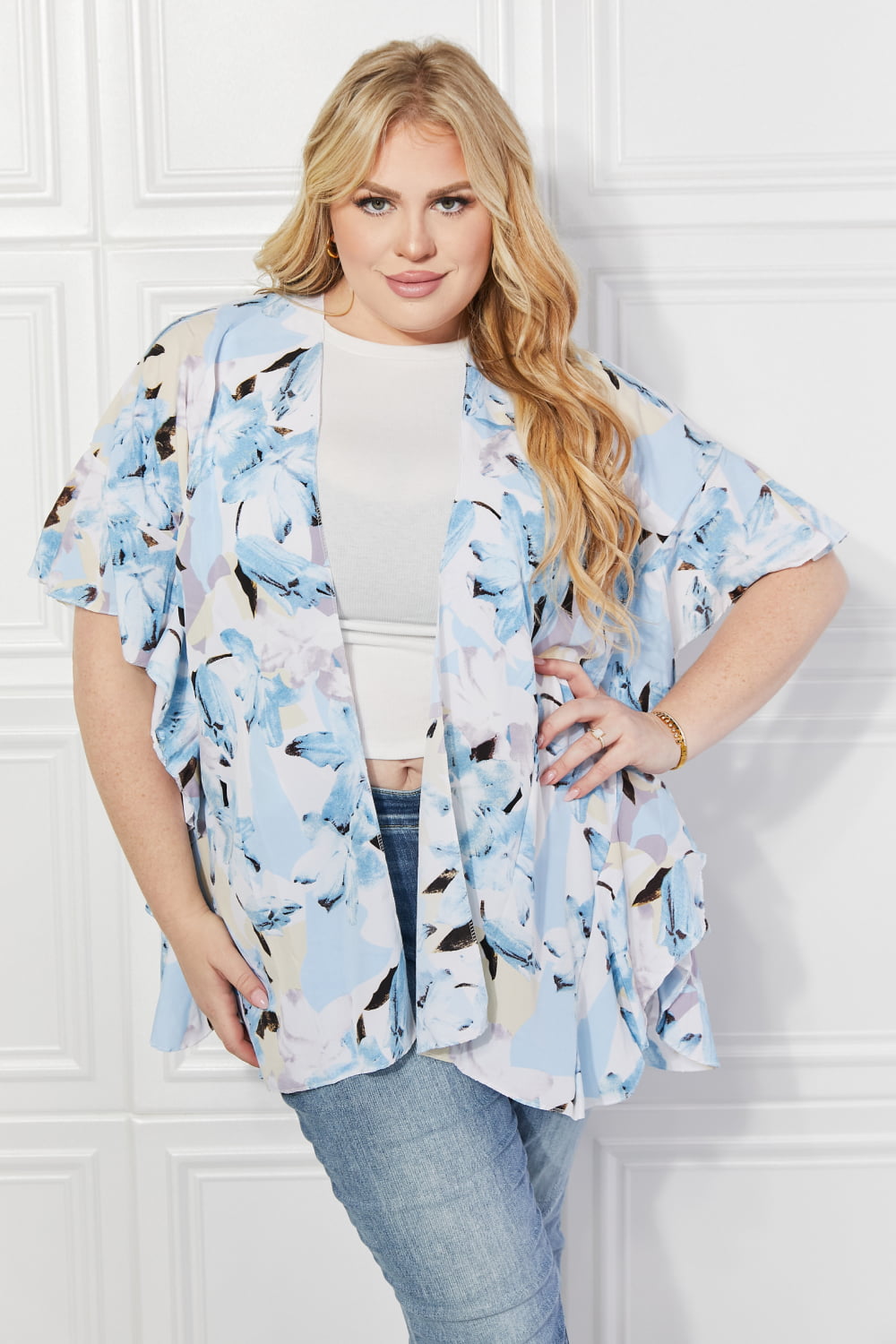 Justin Taylor Summer Fever Floral Kimono