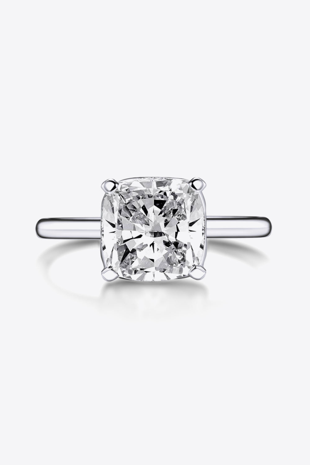 3.5 Carat Zircon 4-Prong Ring