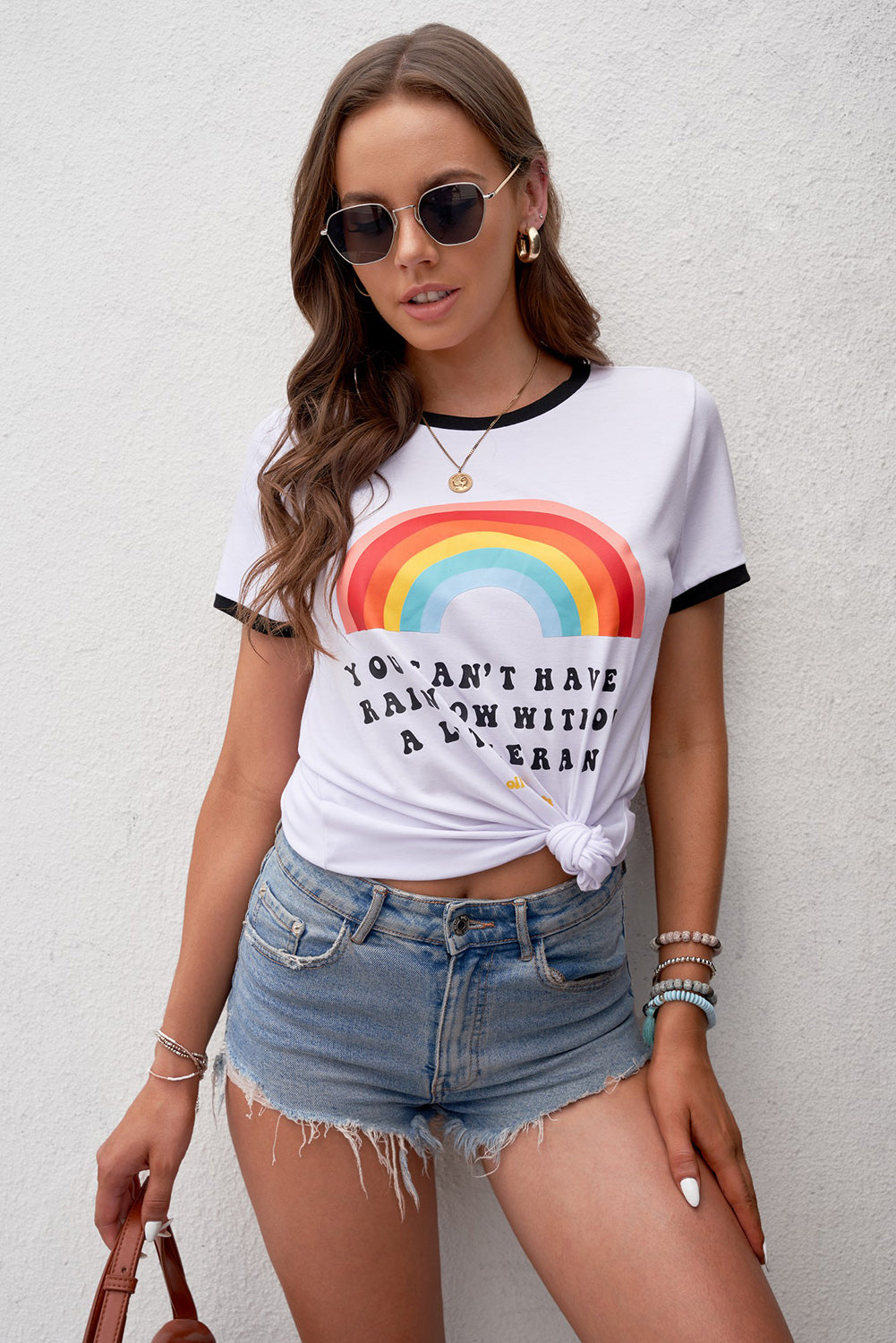 Rainbow Graphic Short Sleeve Tee