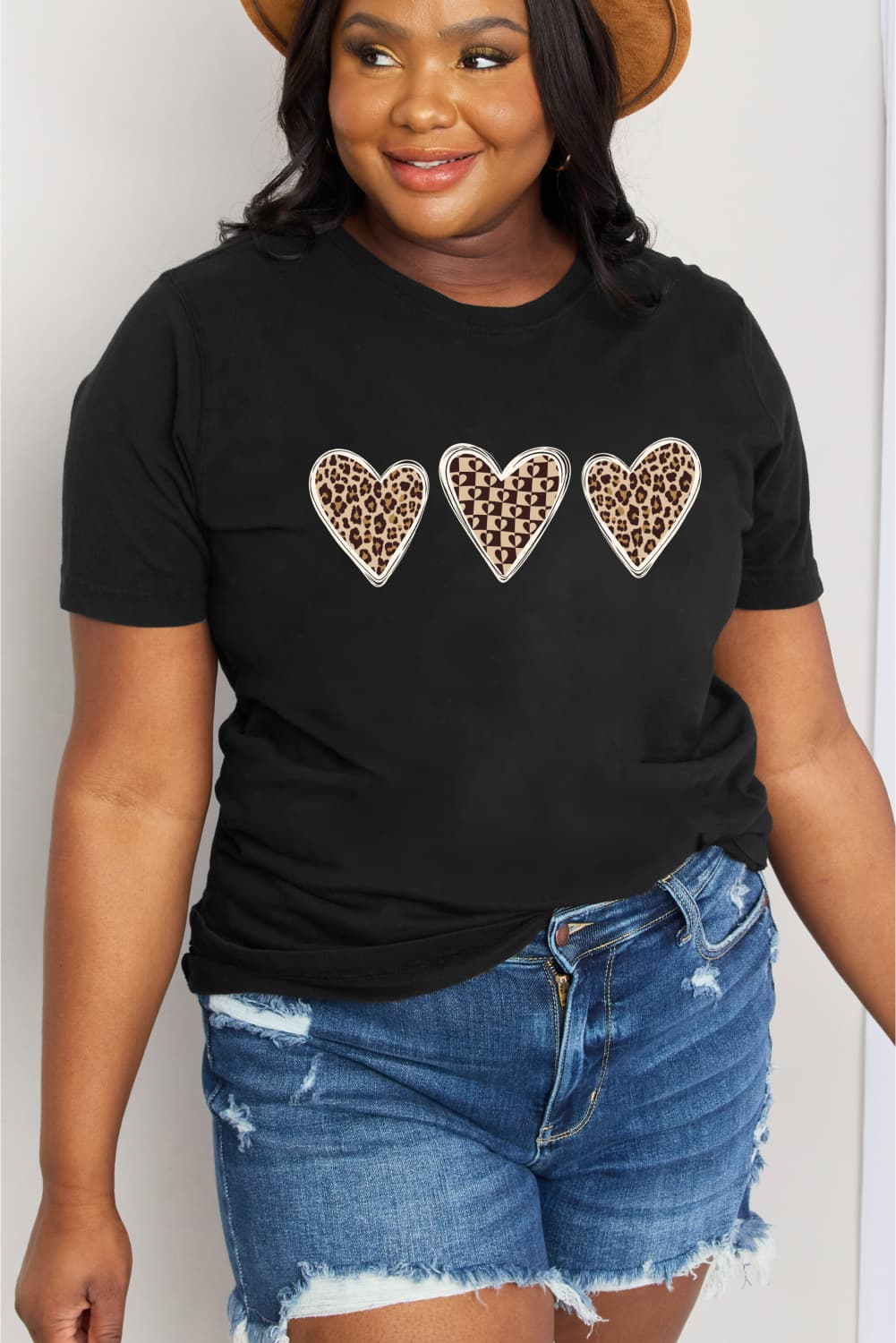 Simply Love Full Size Heart Graphic Cotton Tee