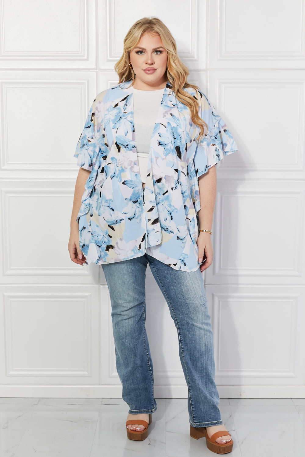 Justin Taylor Summer Fever Floral Kimono